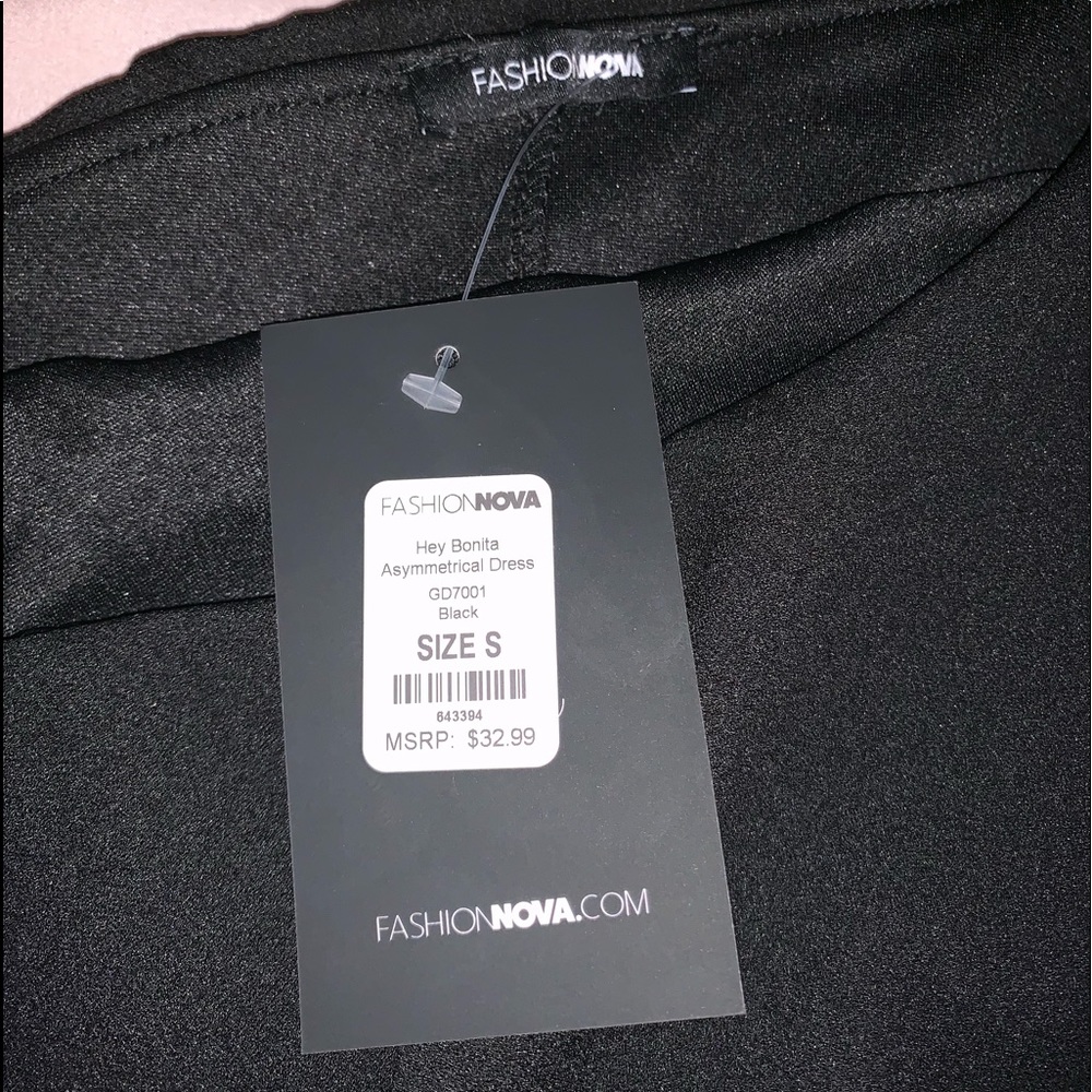 Black Ruffle One Shoulder - Picture 5 of 5